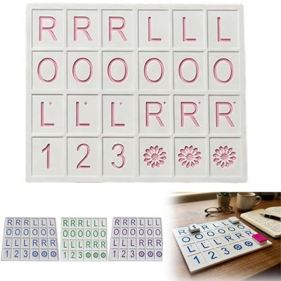 BomKra Mahjong Solo Practice Board, 3D Printed 24 Slots for Tile Arrangement and Strategy Training, Lightweight Portable Aid for Beginners and Pros, Fits Standard Tiles (B, Red)