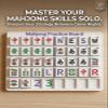 BomKra Mahjong Solo Practice Board, 3D Printed 24 Slots for Tile Arrangement and Strategy Training, Lightweight Portable Aid for Beginners and Pros, Fits Standard Tiles (B, Red) view 4