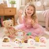 Personalized Wooden Tea Set for Toddlers 3-5 20PCS Tea Party Set with Storage Bag Kids Play Tea Set for 3 Year Old Birthday Gift view 2