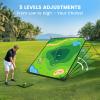 Golf Chipping Game Mat, 6x6FT Double Sided Golf Hitting Mat Set Outdoor Indoor Adjustable Golf Games Mat, Score Sticky Playing Golf Balls for Home Backyard Garage Game, Gift for Young Adults view 3