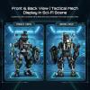 APENGBAOL SWAT Mech Building Set, 1288PCS Robot Mech Model Kit with Drone & Mechanical Dog, 11.8in Tall Posable Action Figure, Sci-Fi Military Mech Toy for Adults, Collectible Mecha Building Bricks view 2