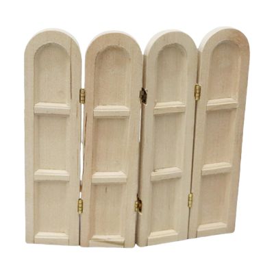 1/12 Scale Miniature Wooden Room Divider for Dollhouses Furniture for Realistic Home Decors Miniature Living Room Decors