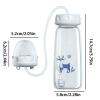 2 Pack Anti-Colic Babys Bottles, 240ml Hands-Free Babys Milk Bottle with Fast-Flow Nipple, Leakproof Portable Silicone Kids Water Bottle, Suitable for Babiess, Home Hotel Travel Camping Picnic view 4