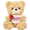 12'' Personalized Mother's Day Embroidered Teddy Bear with Rose, Custom Name Stuffed Plush Teddy, Soft Mom Bear Gift for Mother's Day, Birthday, Customized Gift for Mom Grandma from Daughter Son view 1