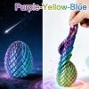 3D Printed Twisty Fidget Dragon Egg, Dragon Eggs Turn to Dragon Tails, Spiral Egg Fidget Toys, Stress Relief Desk Fidget Toy for Adults,3D Printer Animals Fidget Toys for Boys and Girls (Purple-Blue) view 2