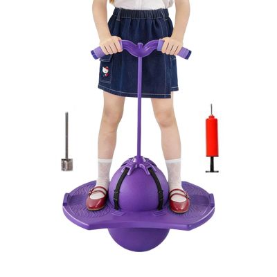 Hopping Toys | Quiet with Handle Air Pump Non Slip - Jumping Ball Kids Funny Toys - for Children Home School Playroom Park Travel Sports Camping Birthday Holiday Party