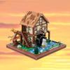 ConsoleXpress Medieval Water Mill Building Blocks Set, 1451PCS MOC Modular House Architecture Building-Bricks Model, Collectible Display Set for Adults and Teen, MOC-219018 view 3