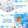 Viviland Toddler Comforter Sets, 4 Pieces Bedding Sets, Dinosaur Pattern view 4