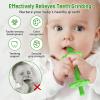 4 Pack Teething Toys for Babies 0-3 3-6 Months Anti-Choking Design,Teething Relief for Infant Straws Sticks 6-24 Months, Baby Toddlers Silicone teether Tubes view 4