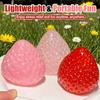 GUUZOGG Upgraded Strawberry Squishy, Cute Fruit Squeeze Toys, Realistic Strawberry Stress Ball Fruit Squishies, Sensory Stress Relief & Fidget Toys, Novelty Gift for Kids and Adults view 2