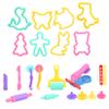 30Pcs/Set Playdough Accessories, Kids Playdough Tools with Shape Molds, Roller & Extruder for Creative Fun view 1