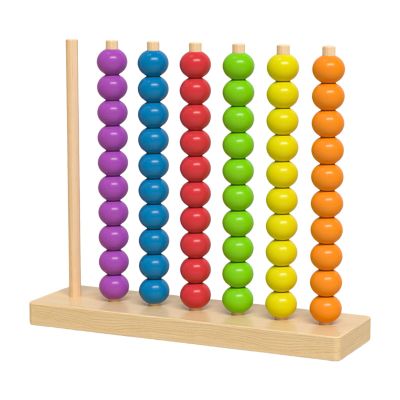 QRZMEDU Color Stack Challenge Game for Adults, Wooden Color Pile Up Challenge for Party, Rainbow Ring Stacking Puzzle Game, 2-4 Players, Competitive Tabletop Puzzle Stacking Games for Family Fun