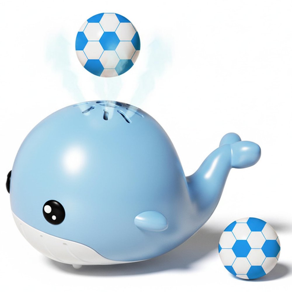 Nuiorfty Whale Floating Ball Toy, Smart Levitating Balls for Babies & Toddlers to Develop Focus & Coordination, Blue Sensory Floating Ball Toy