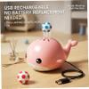 Nuiorfty Whale Floating Ball Toy, Smart Levitating Balls for Babies & Toddlers to Develop Focus & Coordination, Blue Sensory Floating Ball Toy view 2