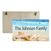 Custom Beach Family Name Door Sign, Personalized Wooden Hanging Door Plaque for Home, Coastal Ocean Seashell Wall Hanger Decor, Last Name Housewarming Gifts for New House Beach Lake House view 2