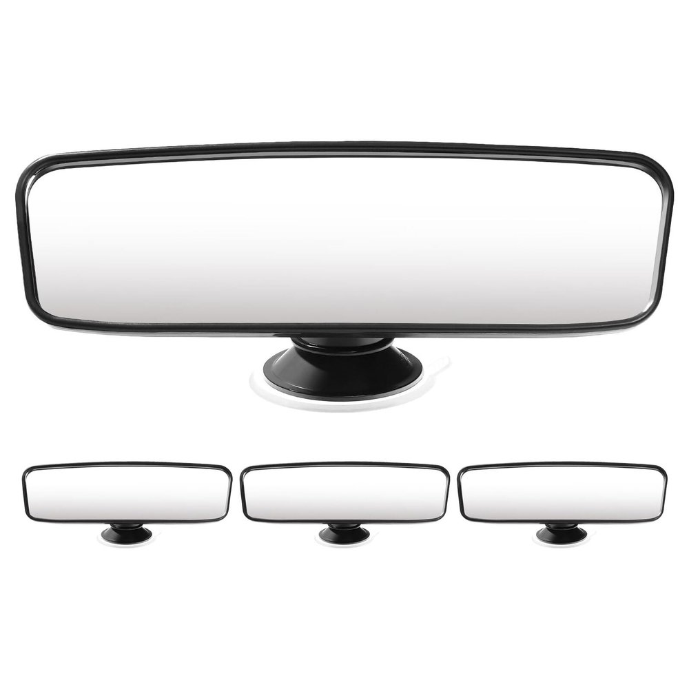 Beaupretty 4pcs Car Rearview Mirror Rear Facing Wide Angle Safety Mirror with Suction Cup for Family Car Accessories