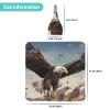 Flying Eagle Newborn Swaddle Blanket with Beanie Hat Set,Soft Stretchy Baby Blanket Swaddle Sack Receiving Blanket Swaddle Sack Wraps Shower Gifts for Infant Boys Girls view 3