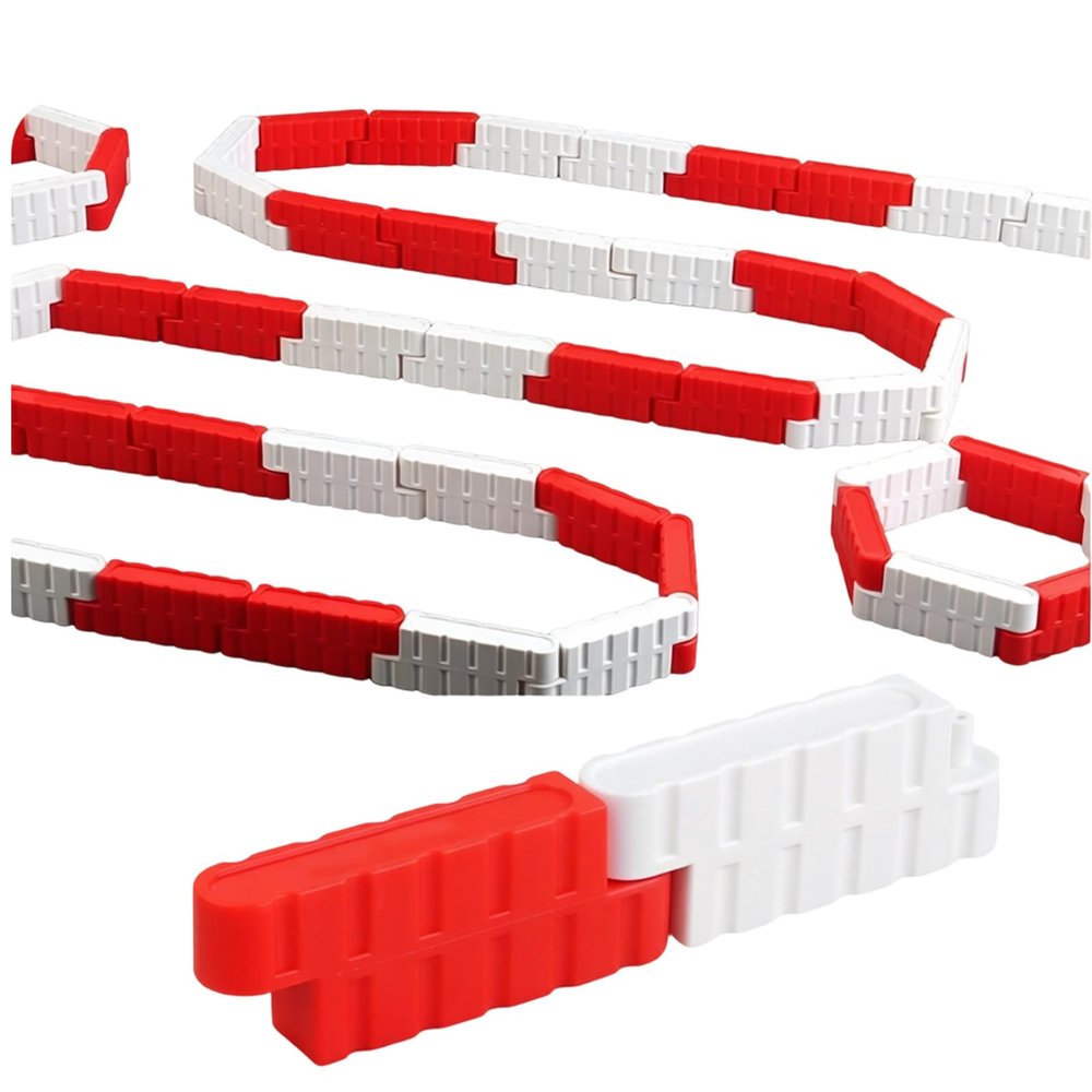 100Pieces High Speed Guardrail Systems Creative Craft for Adult Remote Vehicles Race Track Toy Barrier