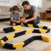 100Pieces High Speed Guardrail Systems Creative Craft for Adult Remote Vehicles Race Track Toy Barrier view 4