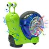 Ckuakiwu Disco Snail Toy Musical Crawling Nodding Crawling Crab Toy with Avoid Obstacles Function Interactive for Toddlers Kids, Snail, Decoracin del jardn view 2