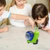 Ckuakiwu Disco Snail Toy Musical Crawling Nodding Crawling Crab Toy with Avoid Obstacles Function Interactive for Toddlers Kids, Snail, Decoracin del jardn view 3