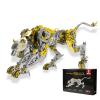 3D Metal Puzzle for Adults Teens, Mechanical Model Building Kit, Steampunk DIY Assembly, Eagle Model Kit, Handmade Craft, Home Office Desk Decoration, Creative Collectible Gift (Golden Cheetah) view 1