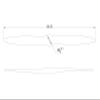 16x12 inch D8 Carbon Fiber Propeller 1PC CW Drones Props for Multicopter Quadcopter Hexacopter RC DIY Hobby view 2
