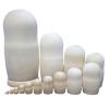 Kangnice 15pcs Unpainted Blanks Wooden Russian Nesting Dolls Painting Set Personalize Your Own Russian Nesting Dolls view 1
