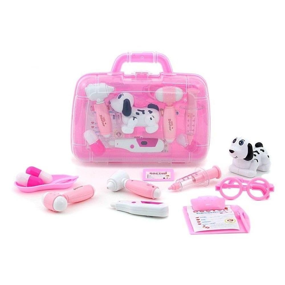 Veterinarian set in a light sound suitcase