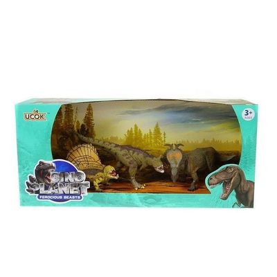 Dinosaurs 17cm 3pcs