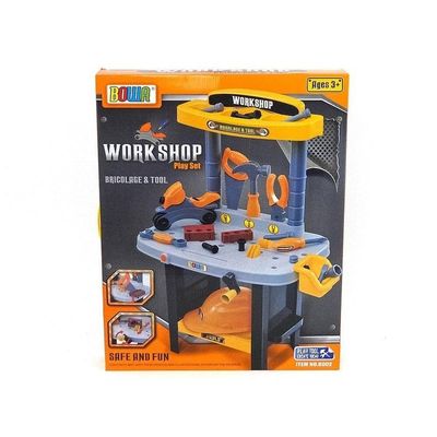 DIY table with a set of tools