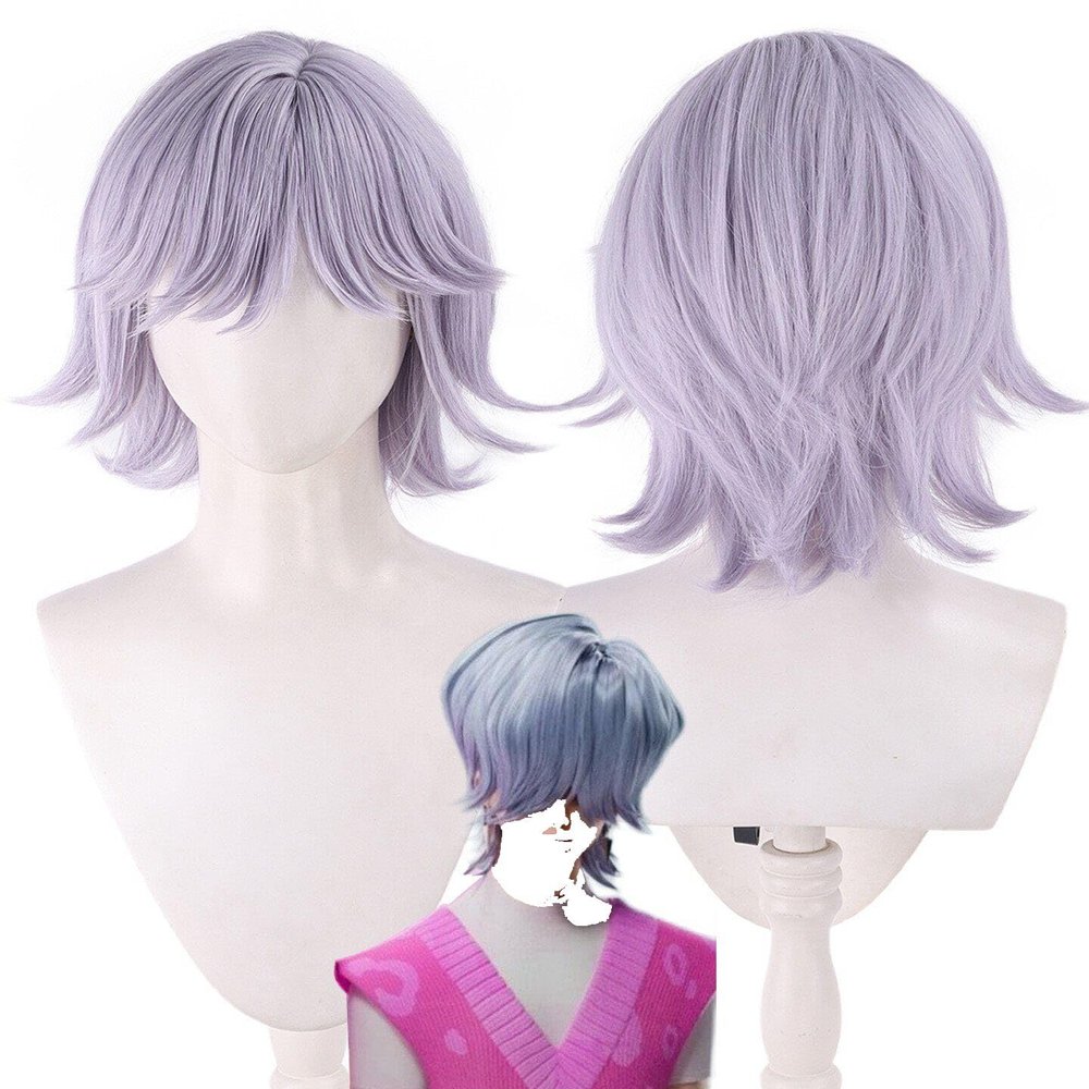 AXVJKRTU Anime Cosplay Wig for Girls, Halloween Costume Hair, Multiple Colors and Styles (Mystery)