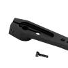 Menolana 25T Servo Horn Long Steering Servo Arm Parts Accessories M2 Threads Metal Steering Arm for RC Car Toy Model, Black view 3