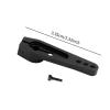 Menolana 25T Servo Horn Long Steering Servo Arm Parts Accessories M2 Threads Metal Steering Arm for RC Car Toy Model, Black view 4