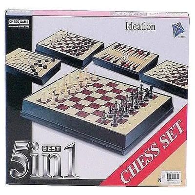 5-in-1 game set 30.5 x 22 x 4 cm