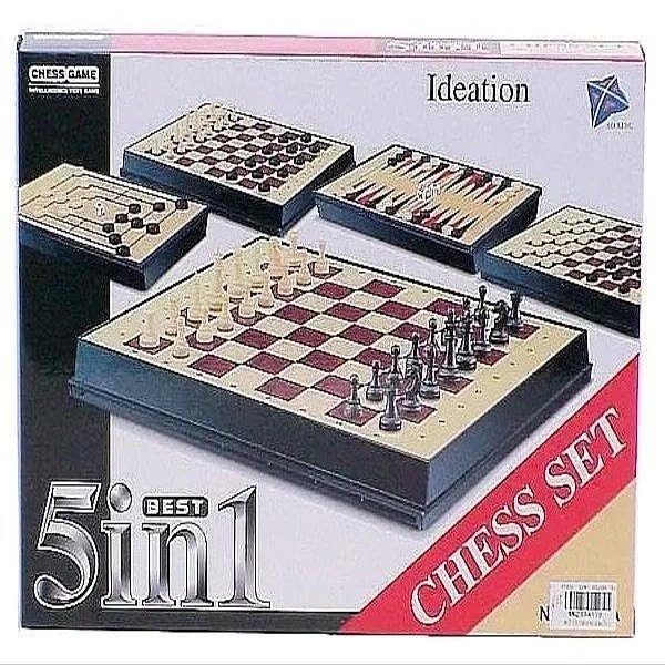 5-in-1 game set 30.5 x 22 x 4 cm