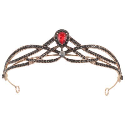 BESPORTBLE Baroque Tiara, Bridal Crown Headdress for Wedding, Halloween Party, Photoshoot Hair Decor, Girl Crown Accessory
