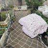 20x30FT/6x9(M) Climbing Cargo Net for Outdoor,White No-Knot Nylon Heavy-Duty Playground Rope Climbing Nets for Treehouse, Backyard Climbings Frame, Anti-Fall Net Wall Decorative Ceiling Nets view 1