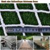 20x30FT/6x9(M) Climbing Cargo Net for Outdoor,White No-Knot Nylon Heavy-Duty Playground Rope Climbing Nets for Treehouse, Backyard Climbings Frame, Anti-Fall Net Wall Decorative Ceiling Nets view 3