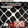 20x30FT/6x9(M) Climbing Cargo Net for Outdoor,White No-Knot Nylon Heavy-Duty Playground Rope Climbing Nets for Treehouse, Backyard Climbings Frame, Anti-Fall Net Wall Decorative Ceiling Nets view 4