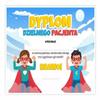 A4 Diploma Brave Patient - Super Kids 10pcs view 1