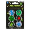 Colorful pixel magnet 30mm 6 pieces view 1