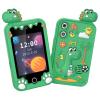 ToysCentral Basics Kids Phone for Girl Toys, Toddler Smart Phone, Detective Educational Learning Toy with 2.8" Touchscreen, Music Video Camera, Ideal for Age 3-10 Year Old (Green Dinosaur) view 3