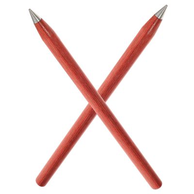 Adorainbow 2pcs Inkless Everlasting Erasable Pencils for Students Portable Eternal Writing and Drawing Pencils with Red Sandalwood Barrel for Classroom and Art Supplies