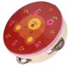 Alomejor Kids Hand Drum, Musical Educational Instrument with Stainless Steel Cymbals for Preschool Musicians and Music Lovers (#3) view 2