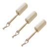 QUMIIRITY Wood Handle Loofah Bottle Cleaner Brush 3pcs Set, Natural Loofah Cup Washer for Kitchen Dish Cleaning, Home Feeding Bottle Scrub Suitable for Beakers and Mugs Random Color view 1