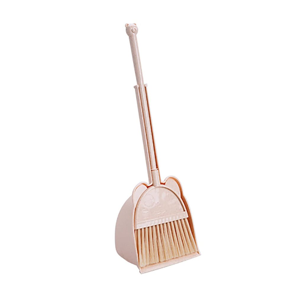 Small Broom and Dustpan Set Learning Sweeping Tool Toddler Brush for Home Bedroom Kitchen Cleaning Toy Children Set Play