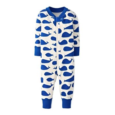 Hanna Andersson, Boys, Sleeper (Infant/Toddler), Whales, 18 Months-24 Months, Infant
