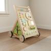 Qianly Wooden Infant Push Cart Anti-Tip Design Multifunctional Activity Push Cart Multi-Functional Young Child Gear for Young Children, Style B view 2