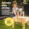 KiwiCo Water & Sand Activity Table for Kids Premium Wooden Sensory Play Table with Art Panel and 26 Accessories, STEM Learning Toy Ages 3+ view 3